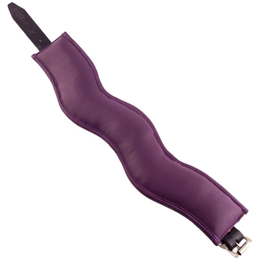 Rouge Garments padded posture collar in black and purple, designed for neck support.