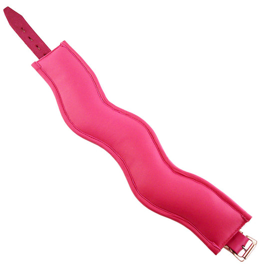 Rouge Garments pink padded posture collar, a soft and supportive accessory for improved posture.