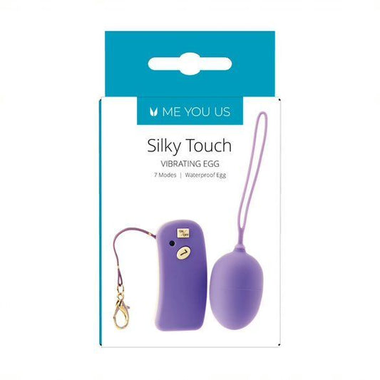 Me You Us silky touch vibrating egg in a soft, dusky pink colour with remote.
