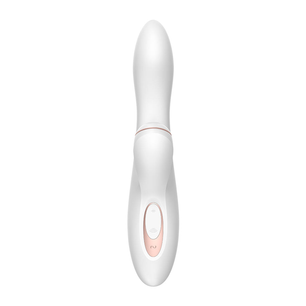 Satisfyer Pro GSpot Rabbit vibrator with bunny ears for combined clitoral and G-spot stimulation.