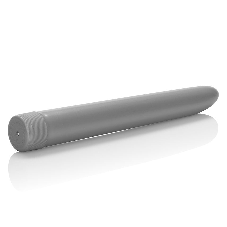 Extra large, silver-coloured power plus massager from California Exotic, a standard vibrator for pleasure.