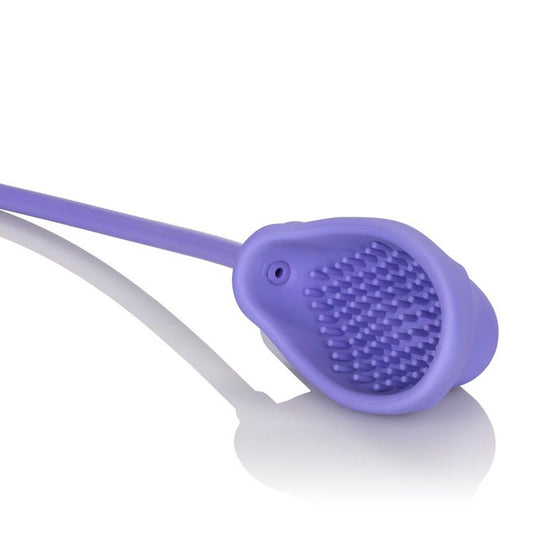 Close-up of a waterproof silicone intimate pump for ladies, a female pump by California Exotic.