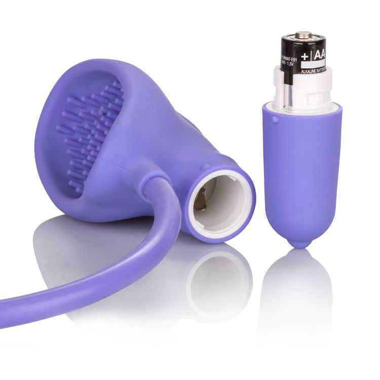Silicone intimate pump for women, waterproof design from California Exotic, for enhanced pleasure.