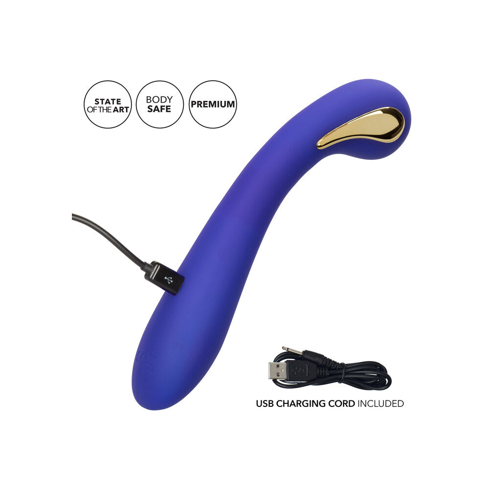 Purple g-wand massager for electro sex stimulation, a petite wand from California Exotic.