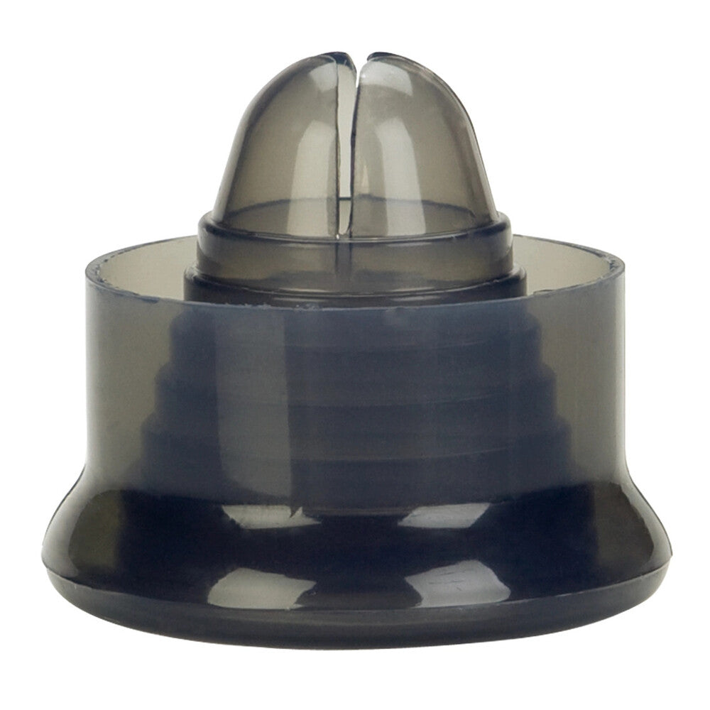 Smoke-coloured silicone sleeve for a penis pump, universal fit from California Exotic.
