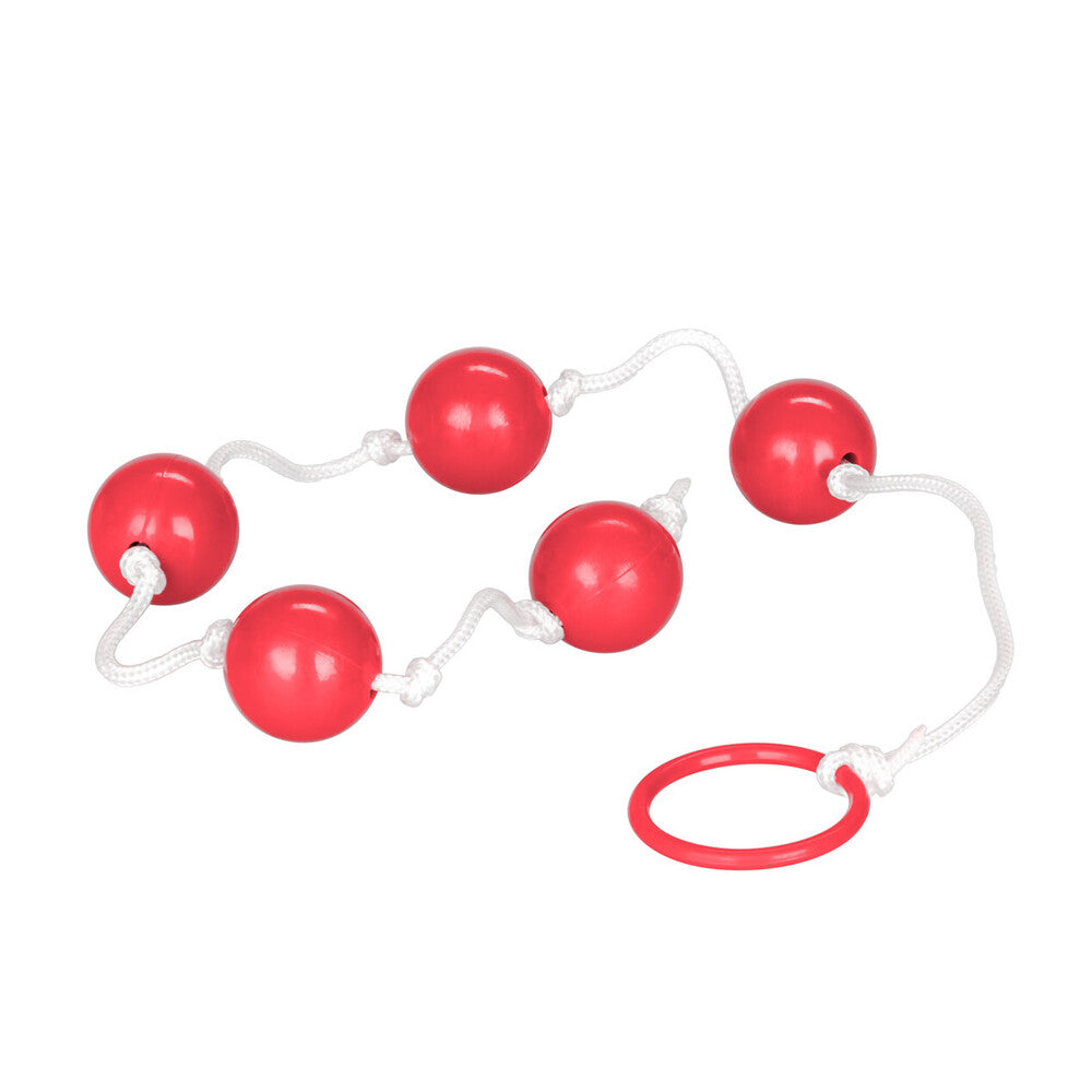 Assorted coloured medium anal beads by california exotic, pleasure guaranteed.