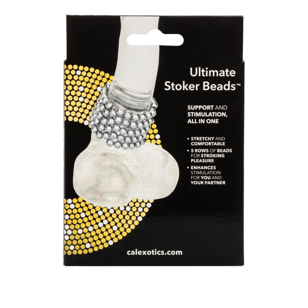California Exotic ultimate stroker beads cock ring, textured love ring for enhanced pleasure