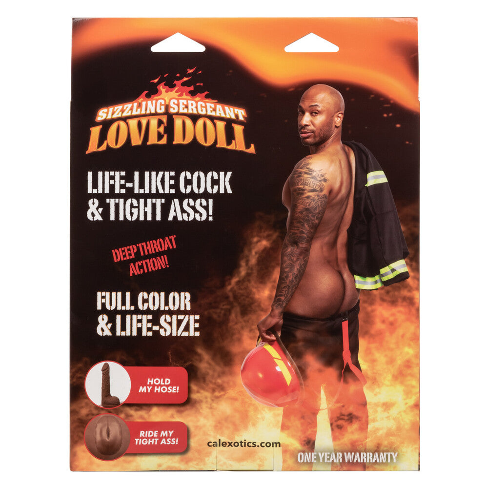 California Exotic sizzling sergeant love doll, a realistic male sex toy for adults.