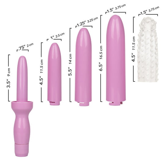The berman centre dilator set with four smooth, graduated vaginal dilators for gentle use.