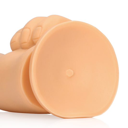 Shots Toys thumbs up dildo, flesh-toned, made of silicone, for hen and stag nights.