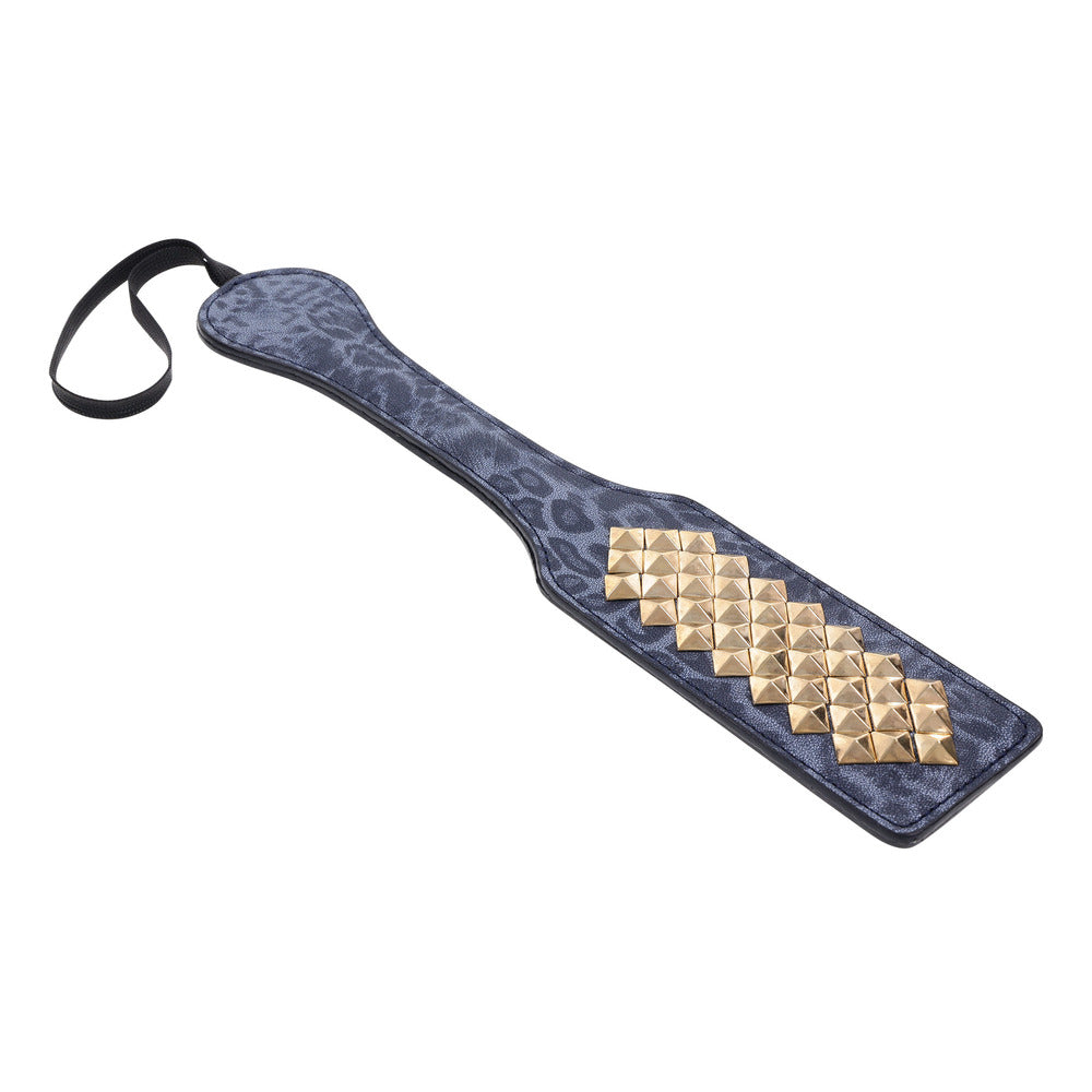 Cougar faux fur flogger from Sportsheets, a luxurious and kinky paddle for playful spanking.