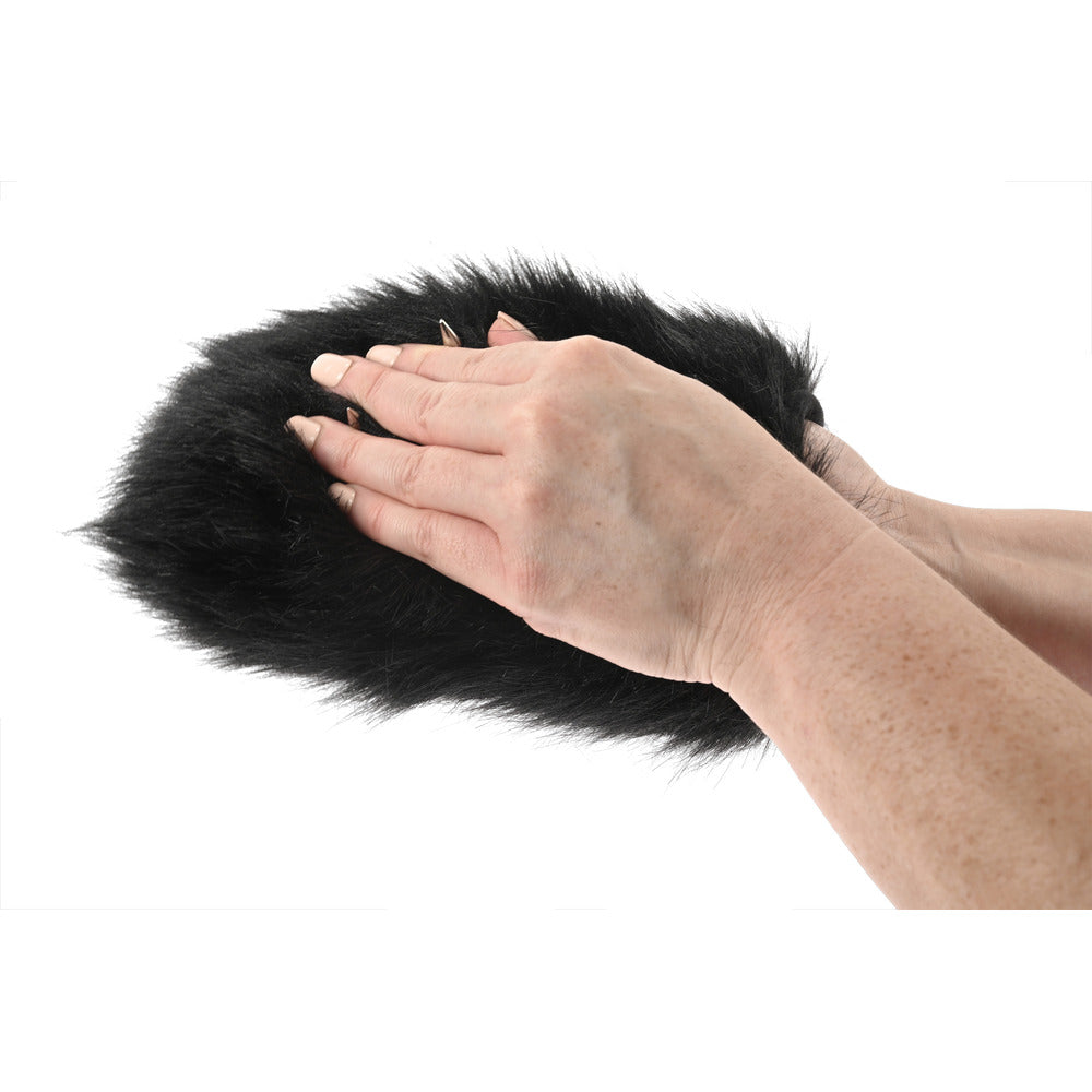 The Sportsheets spiked sensory mitt, a textured black accessory for heightened sensation and exploration.