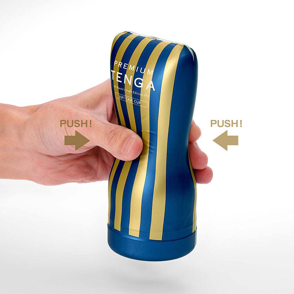 Tenga original vacuum cup masturbator, textured interior for enhanced pleasure, in a sleek, discreet design.