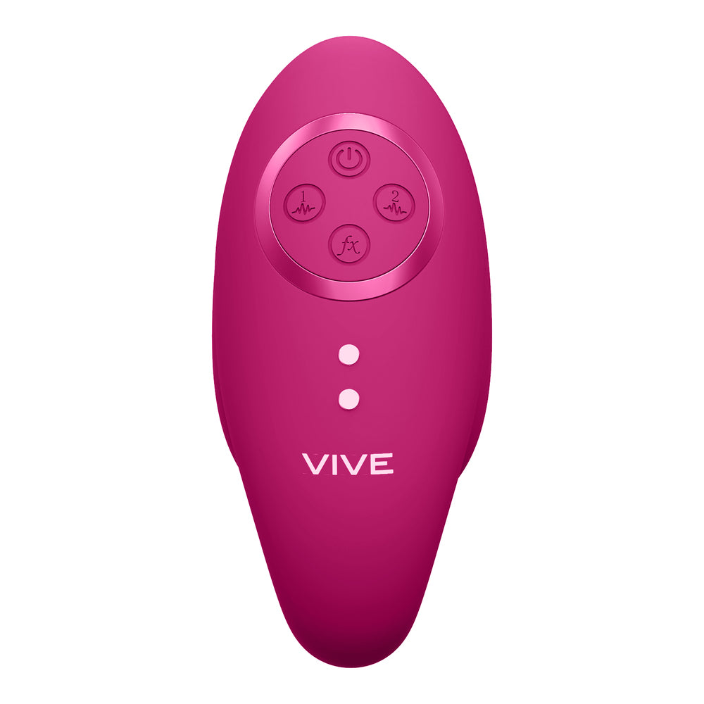 Pink, smooth vibrating love egg from shots toys, a pulse wave pleasure toy.