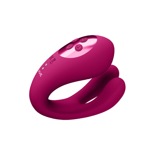 Pink vibe with pulse wave feature for clitoral stimulation from shots toys