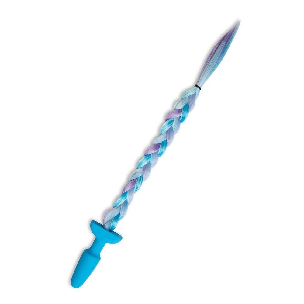 Whipsmart furry tales silicone unicorn tail butt plug with a smooth, playful finish.