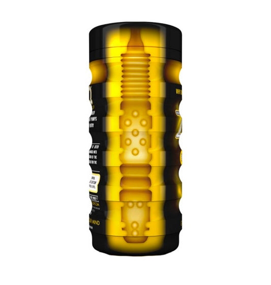 Zolo personal trainer masturbator cup, flesh-toned with textured interior for a stimulating experience.