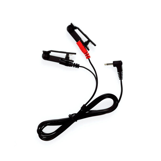 A single rimba electro stimulation clamp, part of a set for electro sex play.