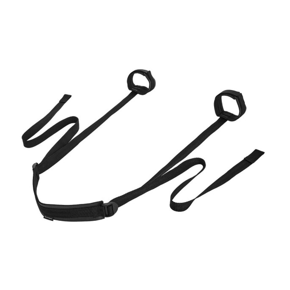 Sportsheets sex sling restraint in black, adjustable straps, for adventurous couples, great bedroom fun