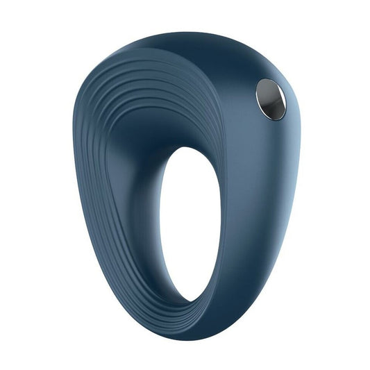 Satisfyer Ring 2 Power, a black, silicone cock ring vibrator for enhanced pleasure and stamina.