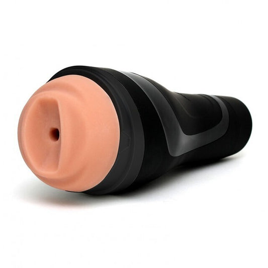 The Satisfyer Men Classic masturbator, a sleek dark grey pleasure toy for men.