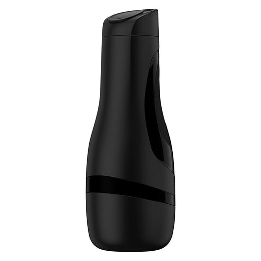 Satisfyer Men Classic masturbator: textured black sleeve for a pleasurable and satisfying experience