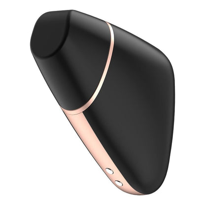 Satisfyer App Enabled Love Triangle in black. A clitoral stimulator for exciting pleasure.