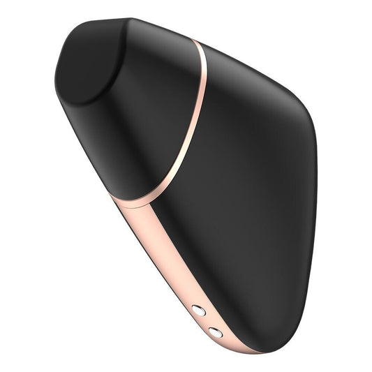 Satisfyer App Enabled Love Triangle in black. A clitoral stimulator for exciting pleasure.