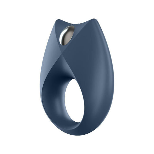 Blue satisfyer pro royal one app-enabled cock ring love ring vibrator for enhanced pleasure.