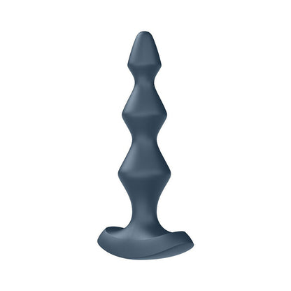 The satisfyer lolli plug 1, a black vibrating anal plug with a smooth finish.