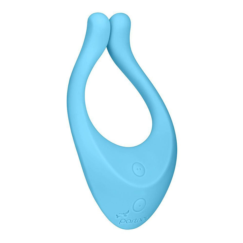 light blue satisfyer partner multifun 1 endless love couples vibrator for intimate pleasure