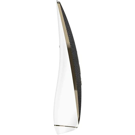 Luxury clitoral massager with smooth, curved head for touch-free clitoral stimulation, elegant and discreet.