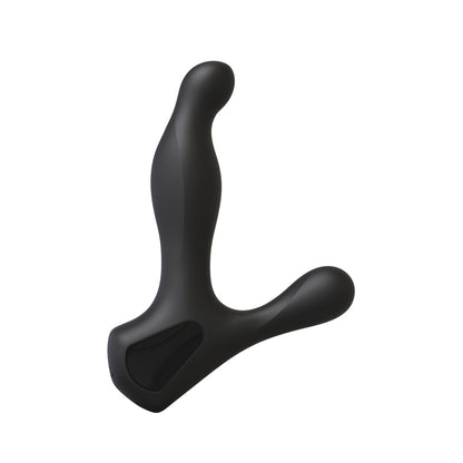Doc Johnson OptiMale prostate massager, a stimulating toy for rimming pleasure, blue and metallic.