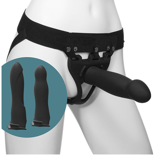 Doc Johnson body extensions be ready hollow strap on for enhanced sexual pleasure and intimacy.