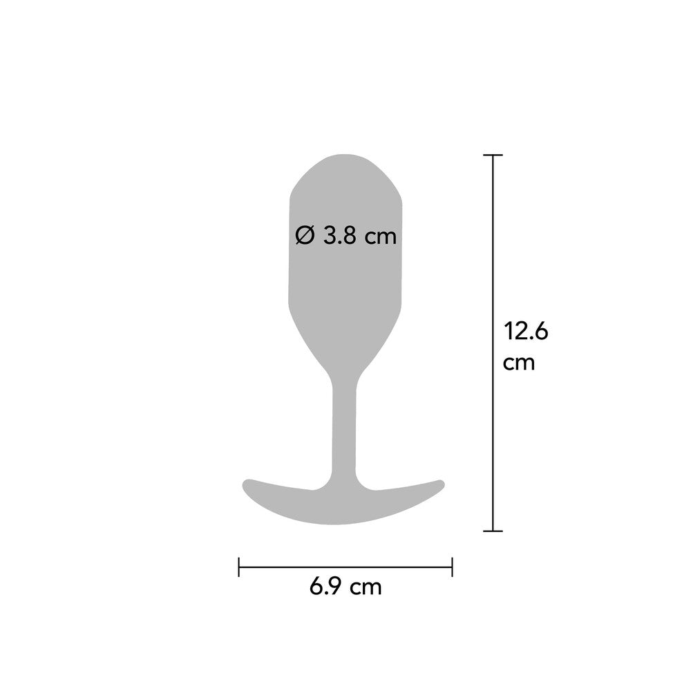 Weighted metal butt plug, part of the toyjoy sex toys 'buttocks the champ' range.