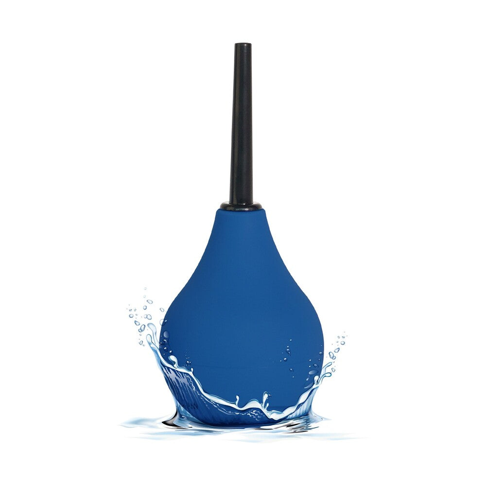 ToyJoy The Cleaner douche, a clear liquid in a small white bottle for personal hygiene.