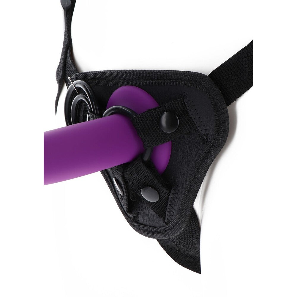Toy Joy's 'Get Real' strap-on harness: black, comfortable, and ready for adventurous fun.
