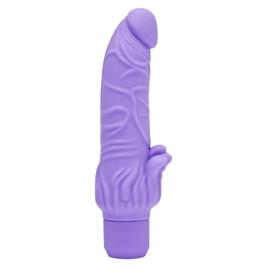 Realistic purple stim vibrator from ToyJoy, showing its smooth finish and classic design.