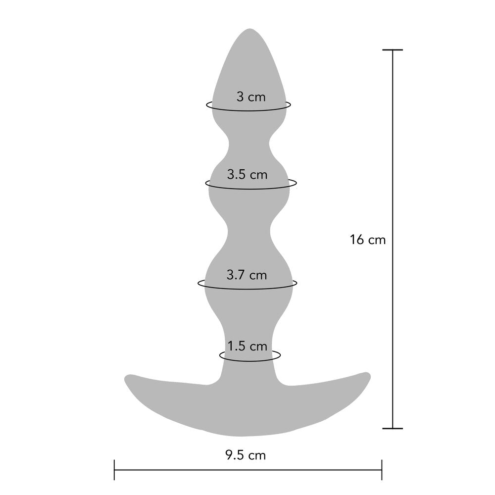 Vibrating buttplug from Toy Joy, bold design with a sleek, trembling feature.
