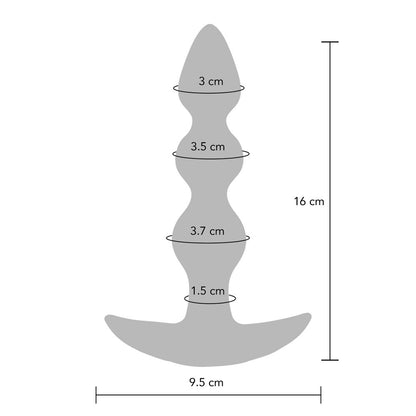 Vibrating buttplug from Toy Joy, bold design with a sleek, trembling feature.