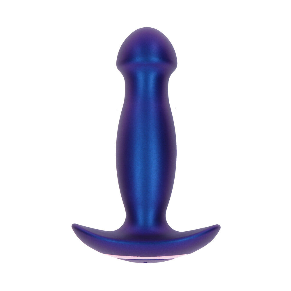 Vibrating magnetic pulse buttplug from toy joy sex toys, wild range, lilac colour.