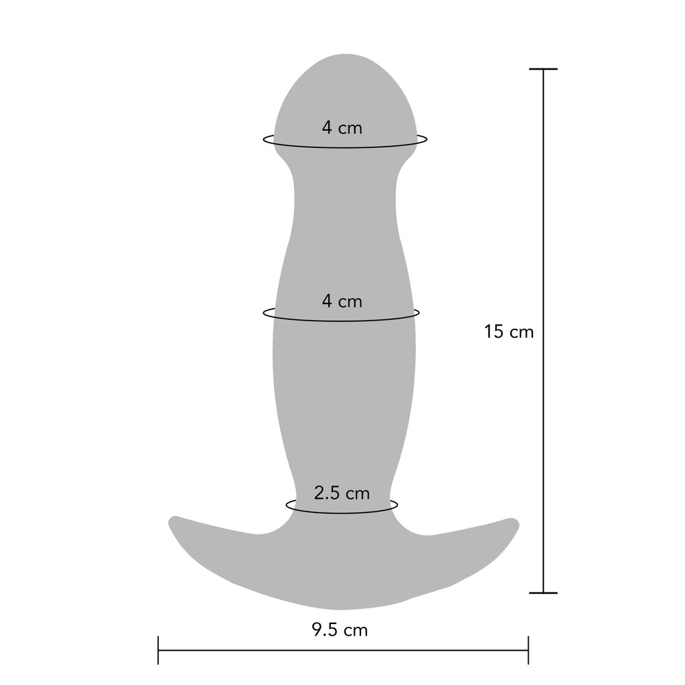 Vibrating buttplug with a magnetic pulse feature from toy joy sex toys.