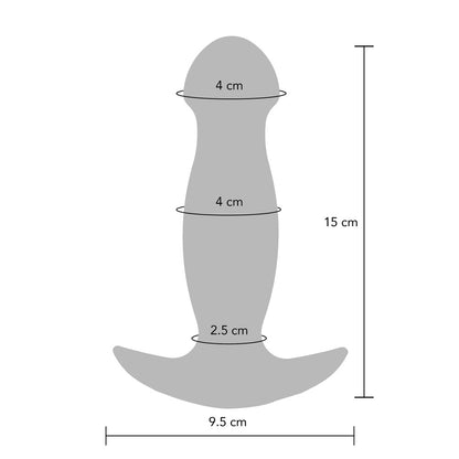 Vibrating buttplug with a magnetic pulse feature from toy joy sex toys.