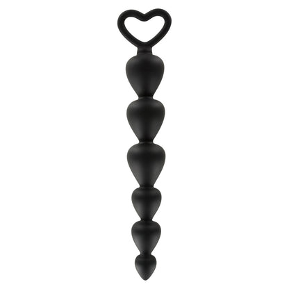 Black anal beads for pleasurable bottom play, from Toy Joy Sex Toys