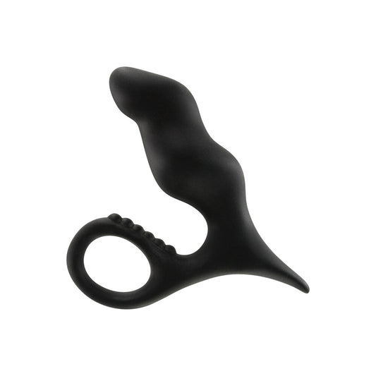 Black prostate massager, a bum buster anal sex toy from Toy Joy Sex Toys.