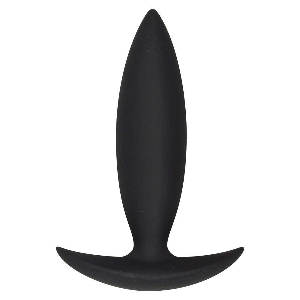 Black bubble butt plug for anal play, a perfect starter from toyjoy.
