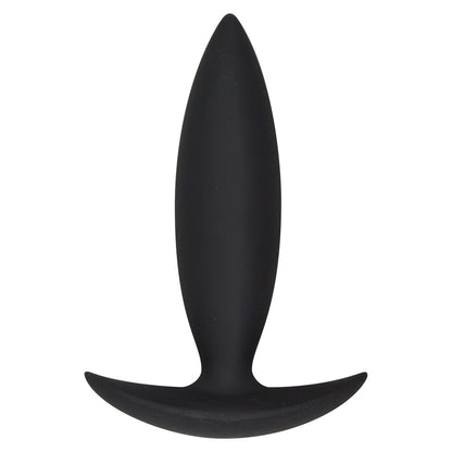 Black bubble butt plug for anal play, a perfect starter from toyjoy.