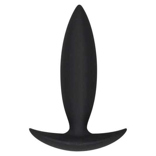 Black bubble butt plug for anal play, a perfect starter from toyjoy.