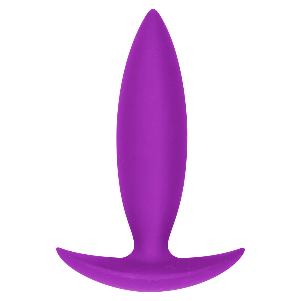 Purple bubble butt plug for anal play from toy joy sex toys, a beginner's delight.