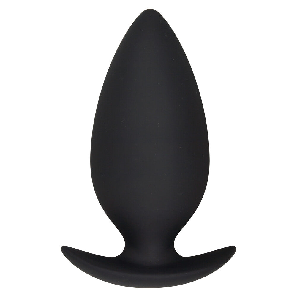 Black bubble butt plug from toy joy sex toys, designed for anal play.